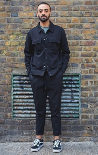 С чем носить черные носки-невидимки мужчине