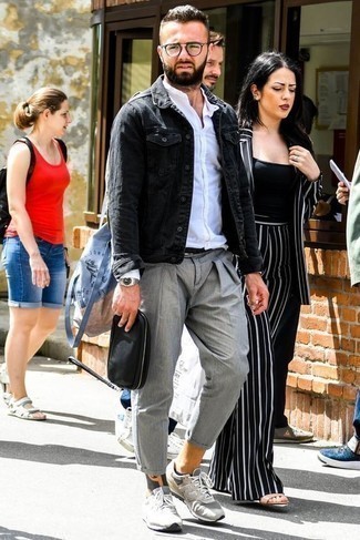 С чем носить черные носки-невидимки мужчине