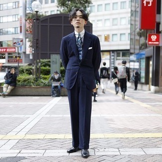 С чем носить черные оксфорды