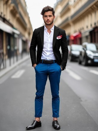 С чем носить черные оксфорды