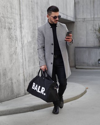 С чем носить черные брюки в шотландскую клетку мужчине