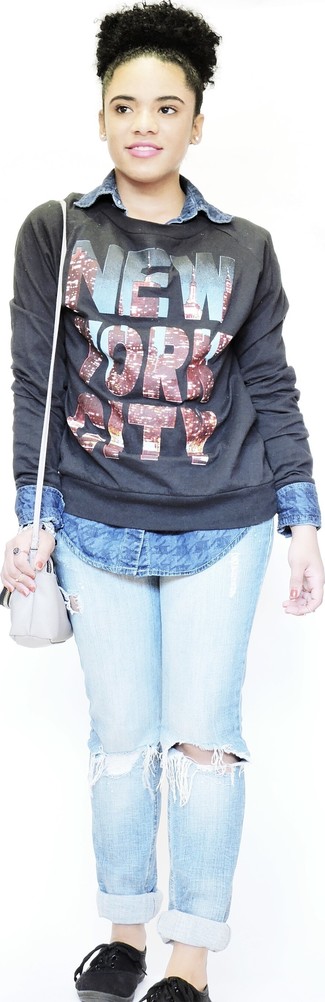 С чем носить черные плимсоллы женщине