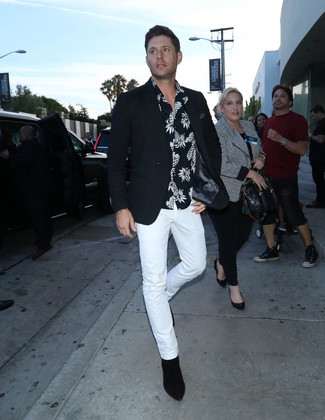 С чем носить черный нагрудный платок