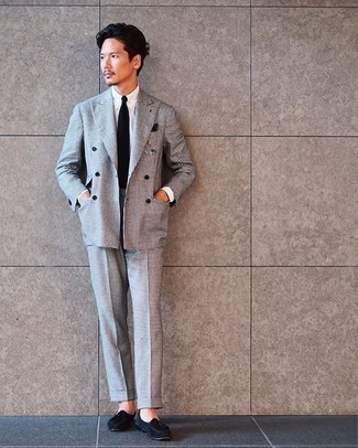 С чем носить черный нагрудный платок