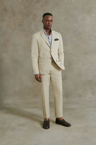 С чем носить черный нагрудный платок в горошек