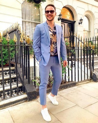 С чем носить черную рубашку с принтом мужчине