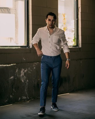 С чем носить черные кеды с принтом мужчине