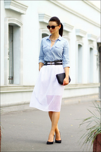 Какие майки носить с черными туфлями