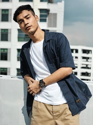 С чем носить черные резиновые часы мужчине