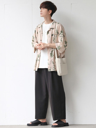 С чем носить черные сандалии мужчине