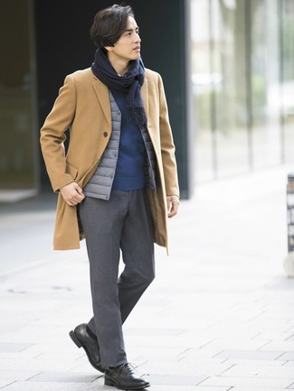 С чем носить черный шарф мужчине