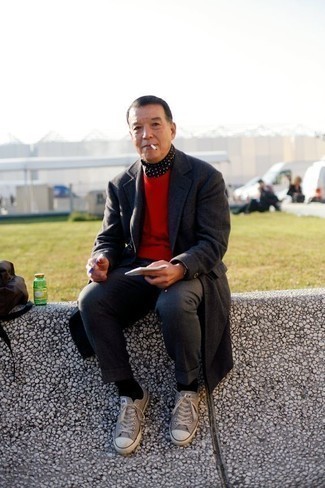 С чем носить черный шарф мужчине