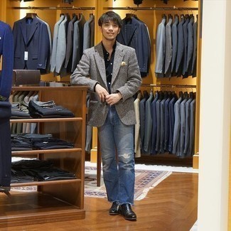 С чем носить черную рубашку в 30 лет мужчине