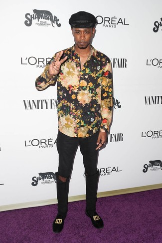 С чем носить черную рубашку мужчине весна