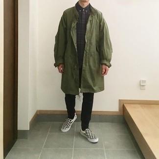 Какие дождевики носить с черными слипонами мужчине