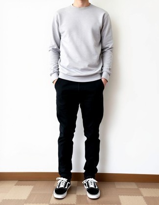 С чем носить черные кеды мужчине