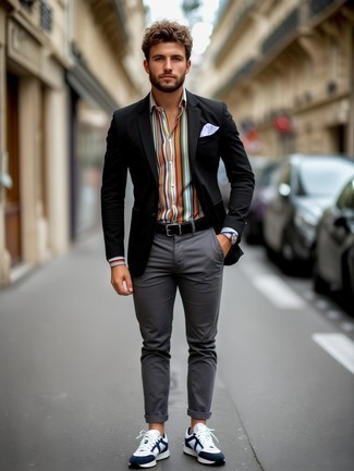 С чем носить черный замшевый ремень мужчине