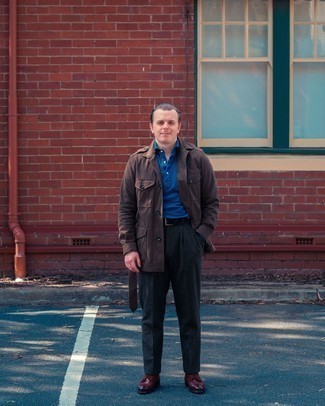 С чем носить черный замшевый ремень мужчине