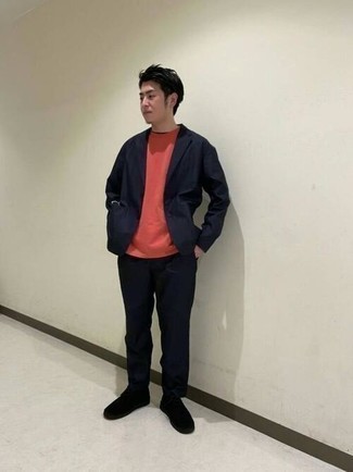 С чем носить черные замшевые низкие кеды мужчине