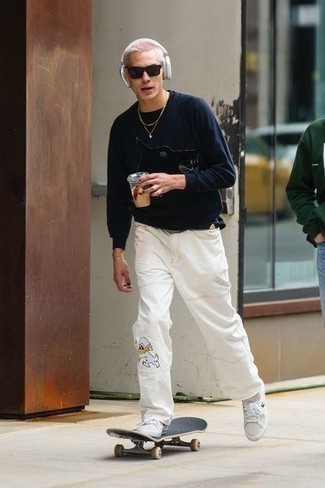 С чем носить черные солнцезащитные очки мужчине