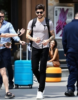 С чем носить черные солнцезащитные очки мужчине