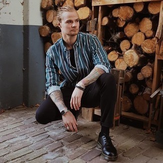 С чем носить черную футболку в 30 лет мужчине