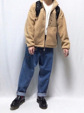 Какие джинсы носить с черными лоферами с кисточками