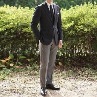 С чем носить черный галстук мужчине