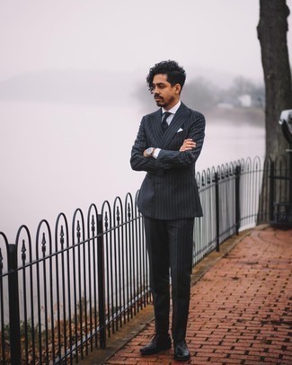 С чем носить черный галстук мужчине