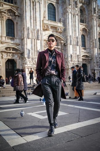 Какие туфли дерби носить с черной водолазкой