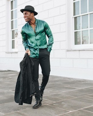 С чем носить черный бархатный пиджак мужчине