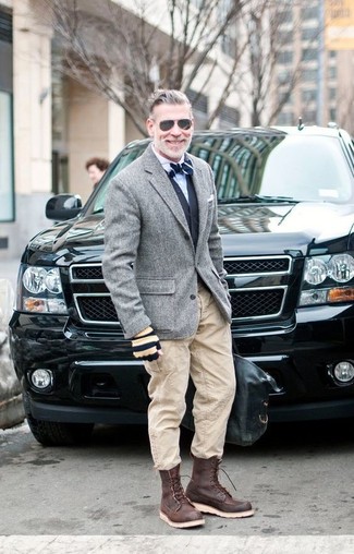 Как носить черный жилет с серым пиджаком