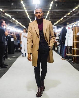 Какие джинсы носить с черным жилетом