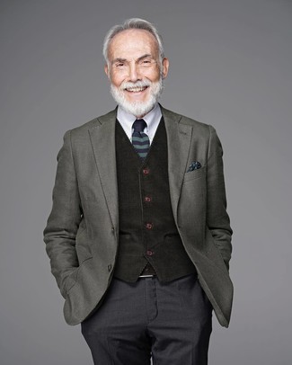 С чем носить черное шерстяное пальто мужчине