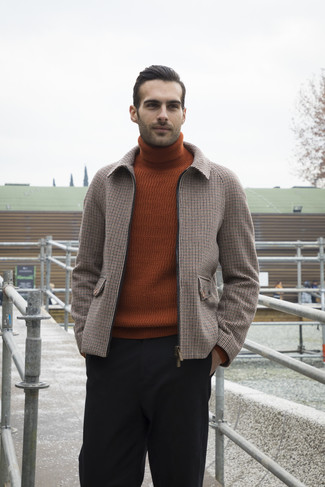 С чем носить черные шерстяные брюки мужчине