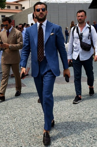 С чем носить черные кожаные плетеные лоферы мужчине