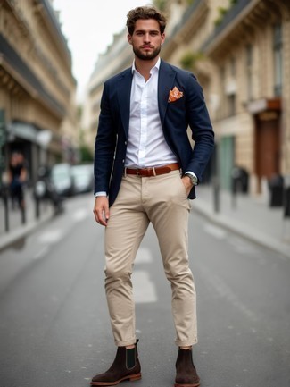 Как носить пиджак с ботинками челси мужчине