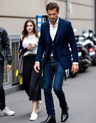 Как носить пиджак с ботинками челси мужчине