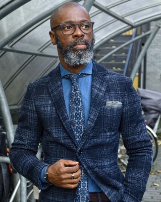 Как носить пиджак с джинсовой рубашкой мужчине