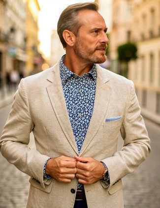 Как носить пиджак с классической рубашкой мужчине