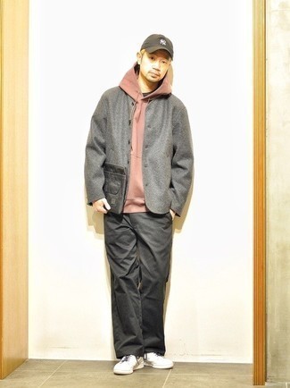 Как носить пиджак с худи мужчине