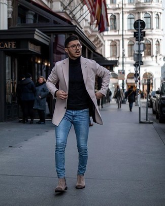 Как носить пиджак с зауженными джинсами мужчине