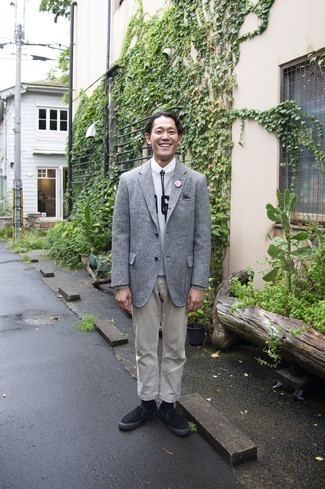 Как носить пиджак с свитшотем мужчине