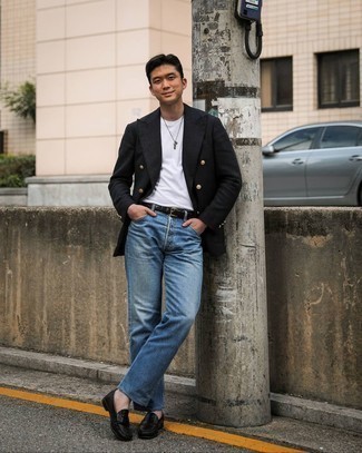 Как носить пиджак с футболкой мужчине