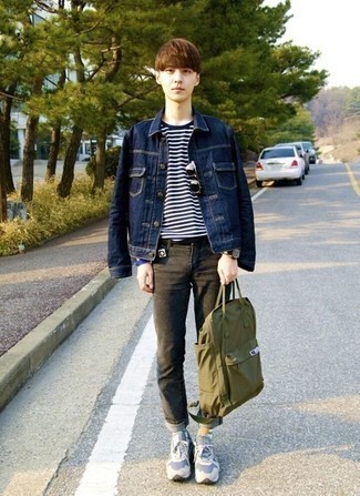 С чем носить синий браслет мужчине