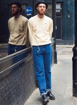 С чем носить синюю панаму мужчине