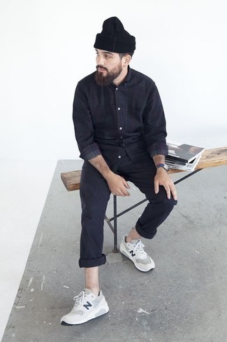 С чем носить синие часы из плотной ткани мужчине