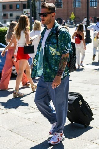 Какие кроссовки носить с синими брюками чинос