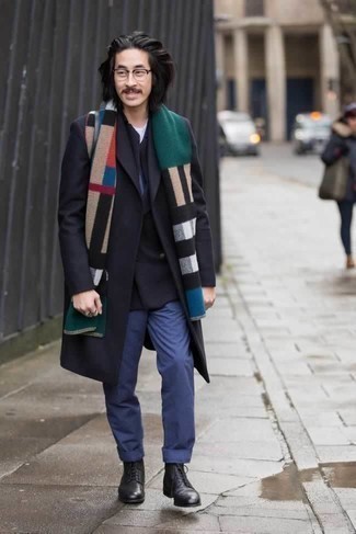 Какие пиджаки носить с синими брюками чинос