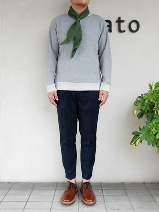 Какие туфли дерби носить с синими брюками чинос